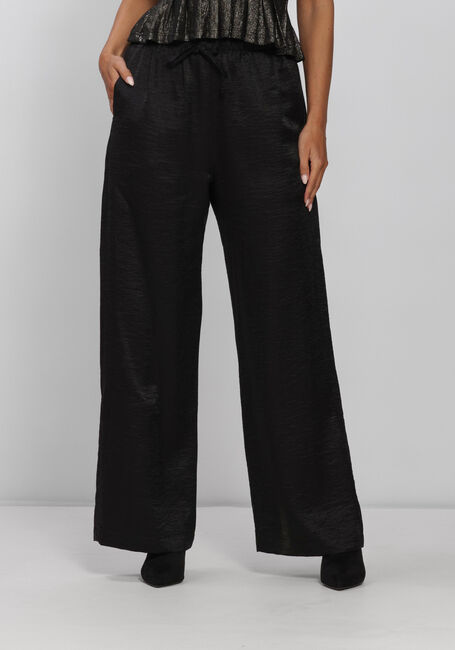 Zwarte BY-BAR Wijde broek PELLE METALLIC PANTS - large