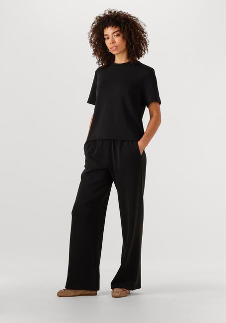 Zwarte SELECTED FEMME Top SLFTENNY SS BOXY O-NECK - large