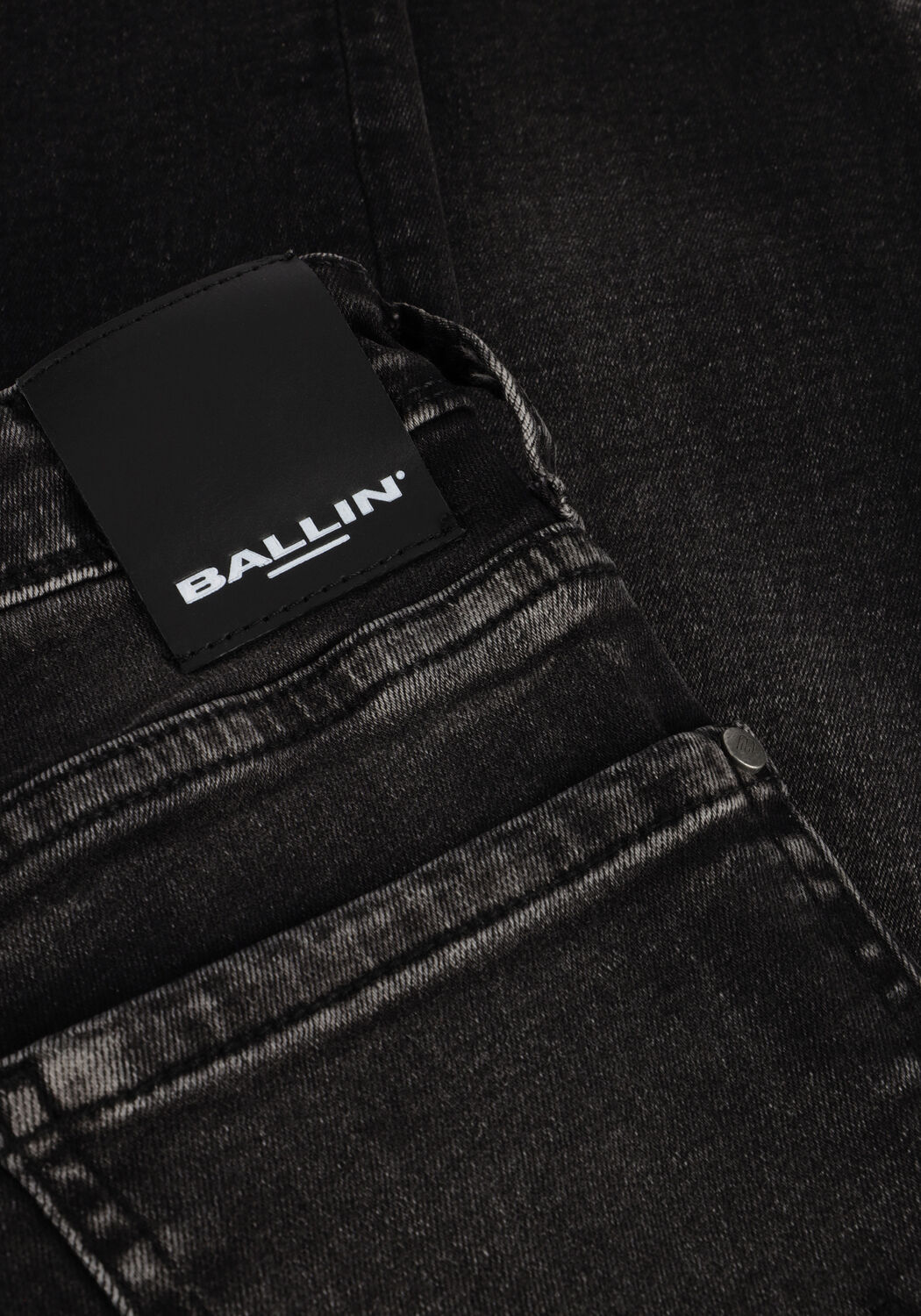 Donkergrijze BALLIN Slim fit jeans THE NOAH K1301 - large