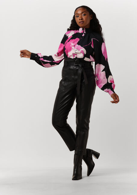 Zwarte SELECTED WOMEN Top SLFAURA LS BUTTONED TOP B - large