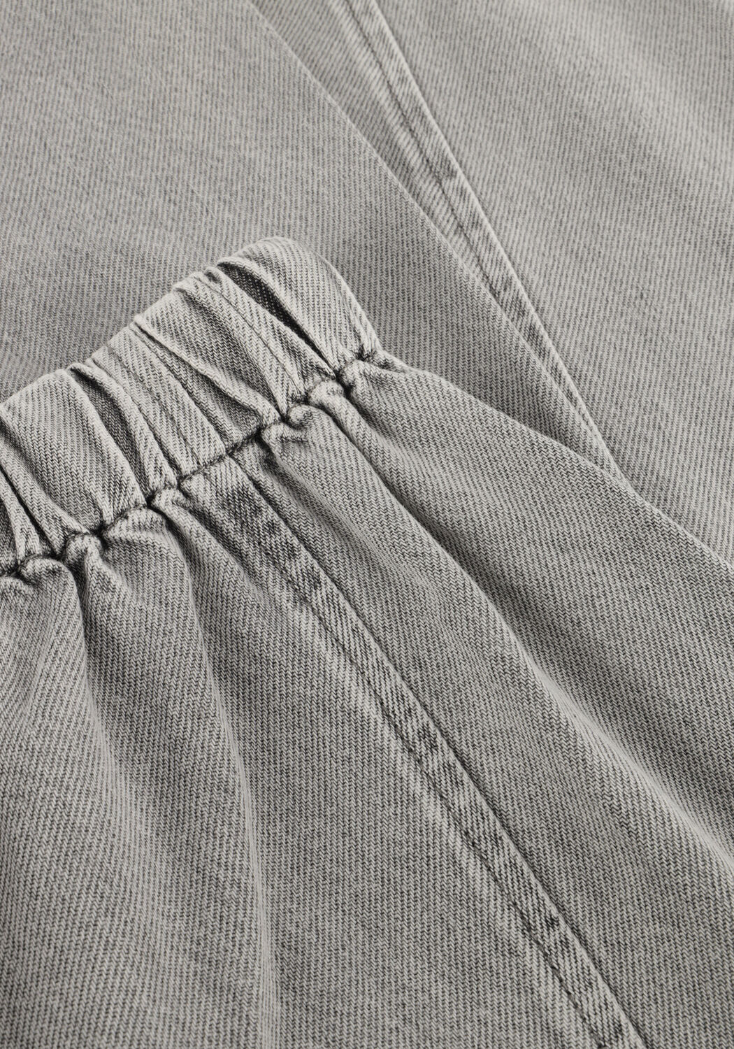 Grijze WITHBLACK Broeken WBLPENELOPE WIDE DENIM PANT - large