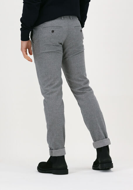Lichtgrijze TOMMY HILFIGER Pantalon BLEECKER FAKE SOLID WOOL LOOK - large