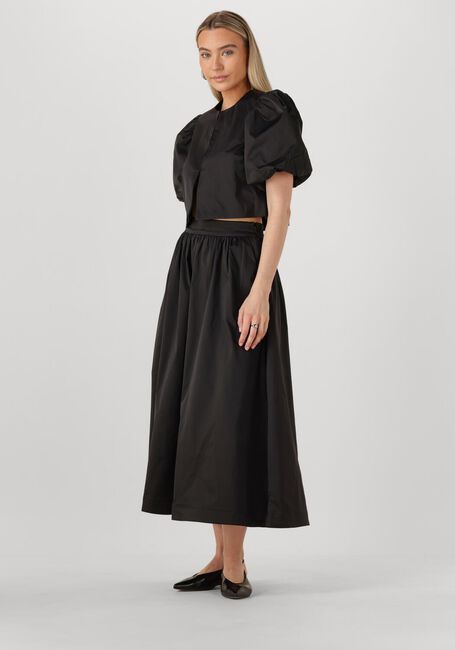 Zwarte ROUGE EDIT Maxirok ROUDETTA HW ANKLE SKIRT - large