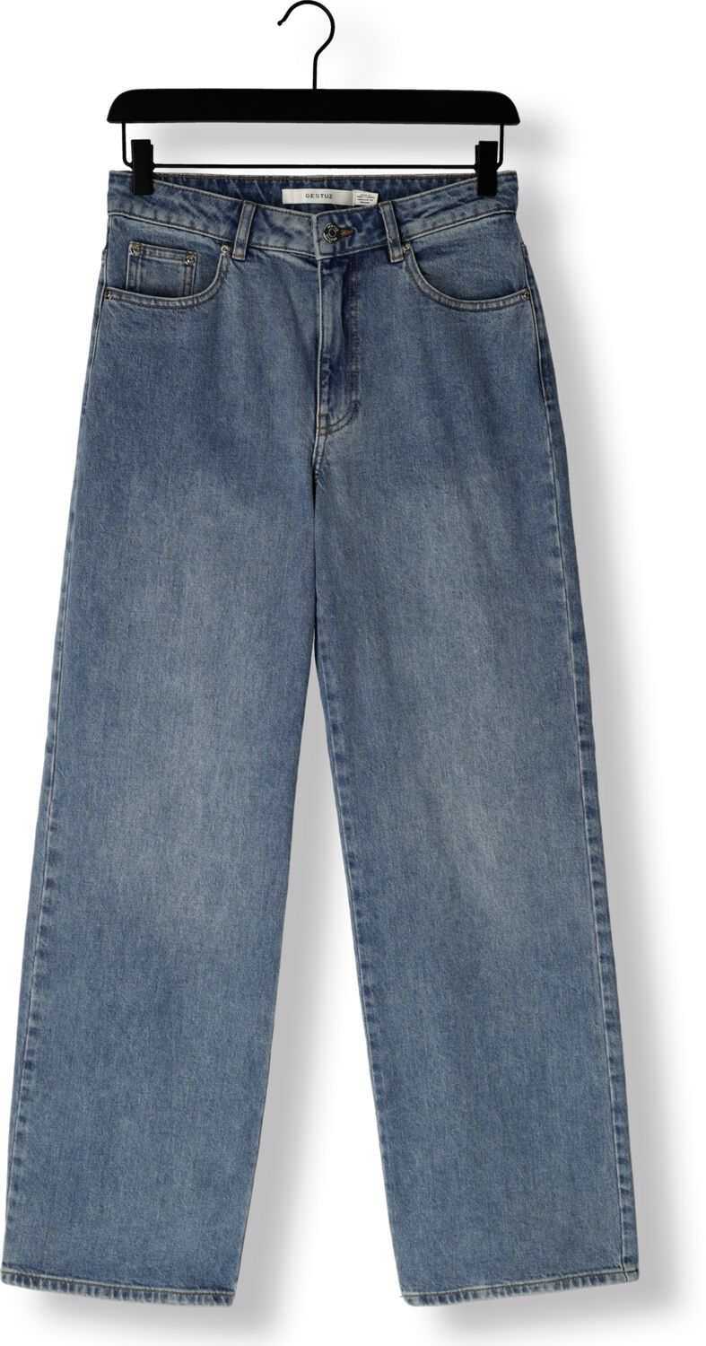 GESTUZ Dames Jeans Zolinagz Hw Wide Jeans Blauw