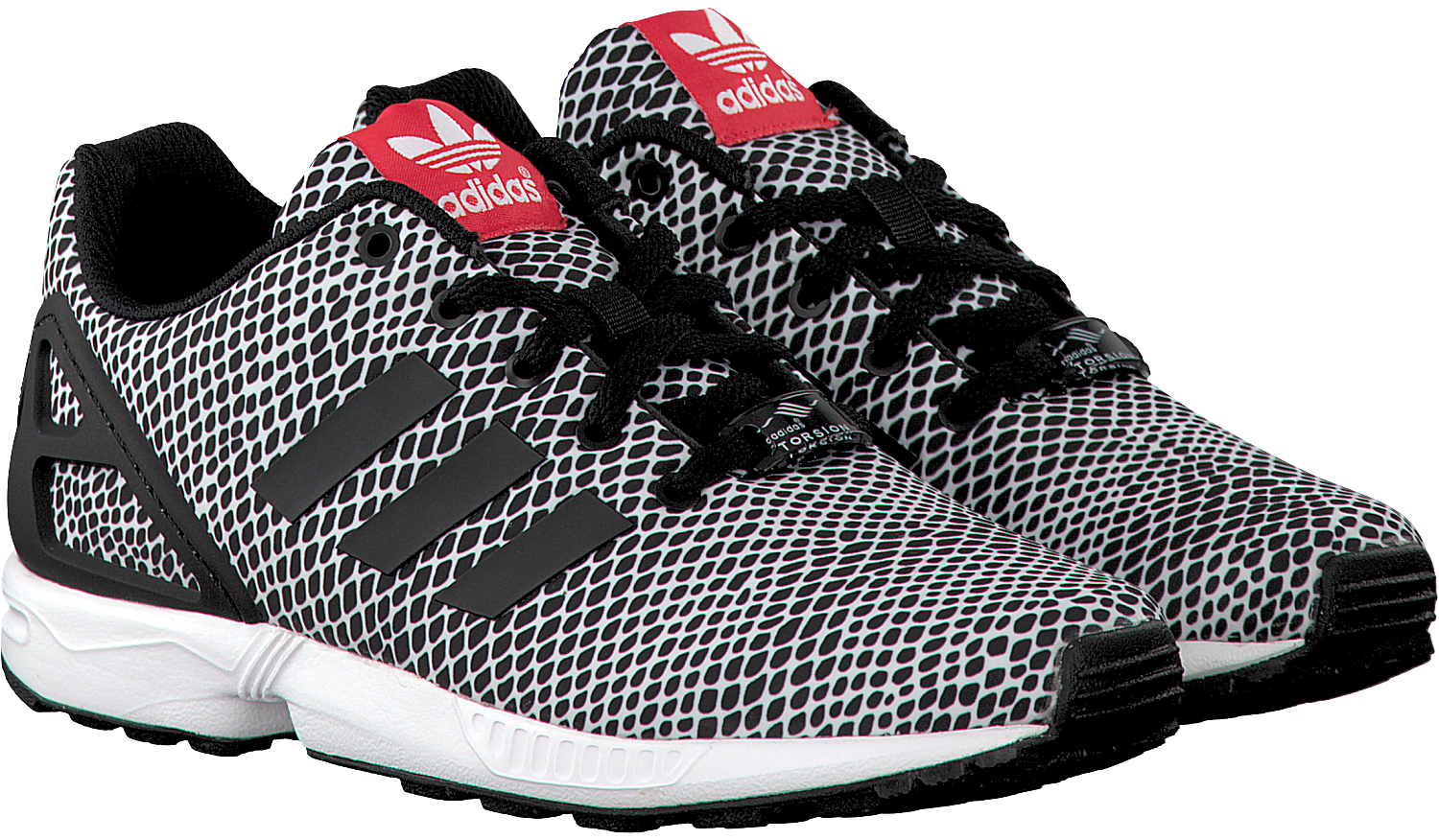 zwarte adidas sneakers zx flux kids