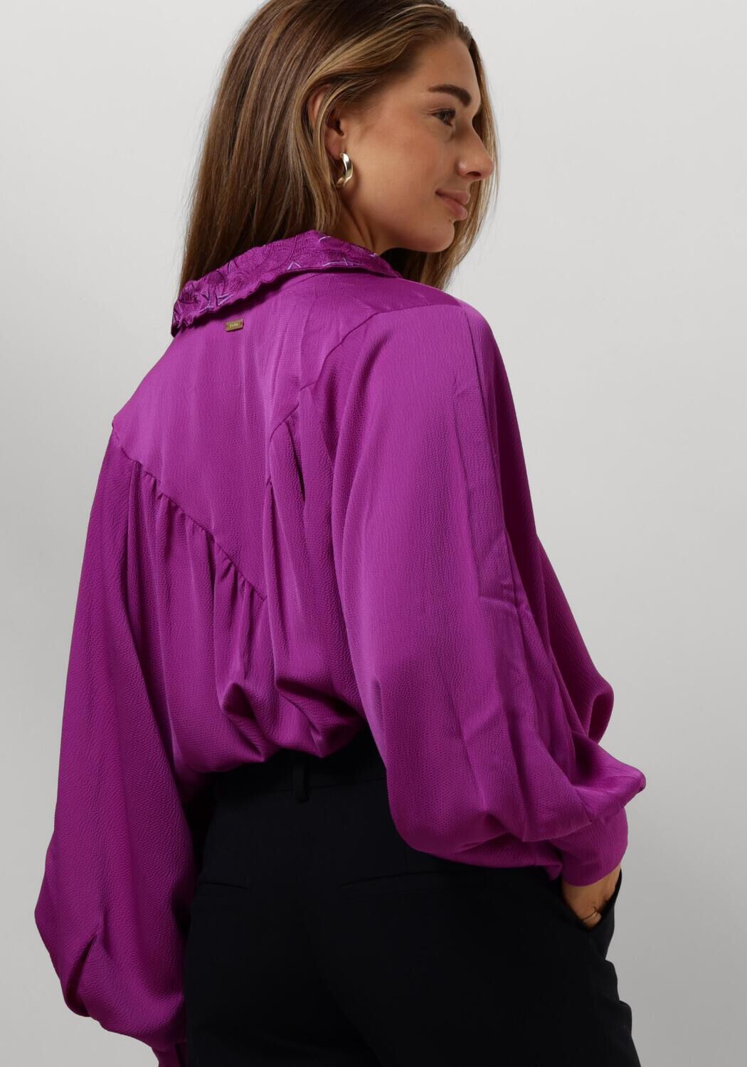 POM AMSTERDAM Dames Blouses Feathers Cactus Pink Roze