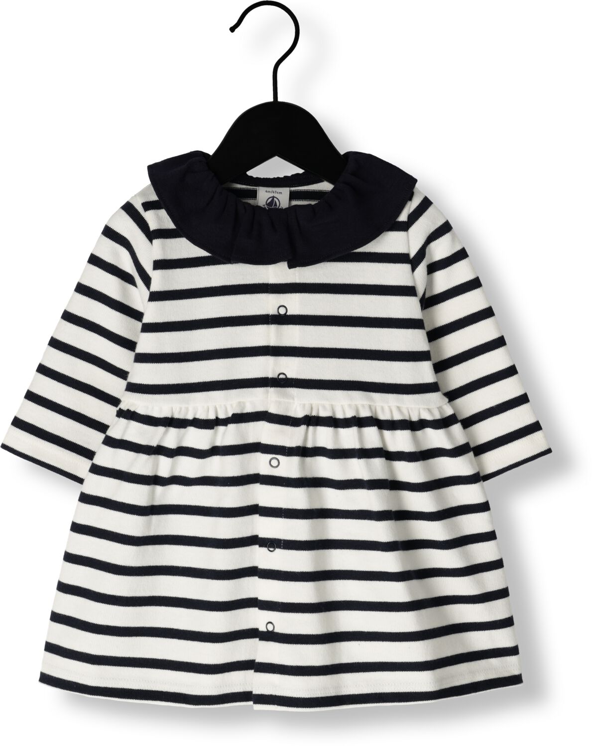 PETIT BATEAU Baby Jurken Robe Ml Wit