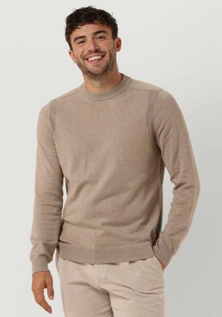Beige ANERKJENDT Trui AKSAIL COTTON SILK KNIT - large