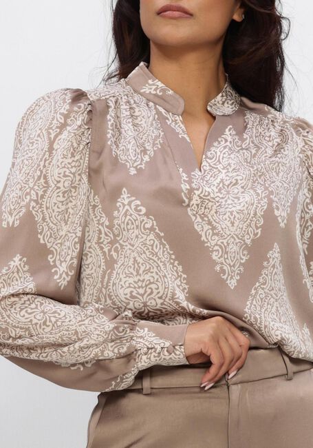 Taupe NEO NOIR Blouses ROSSLYN PAISLEY DROP BLOUSE - large