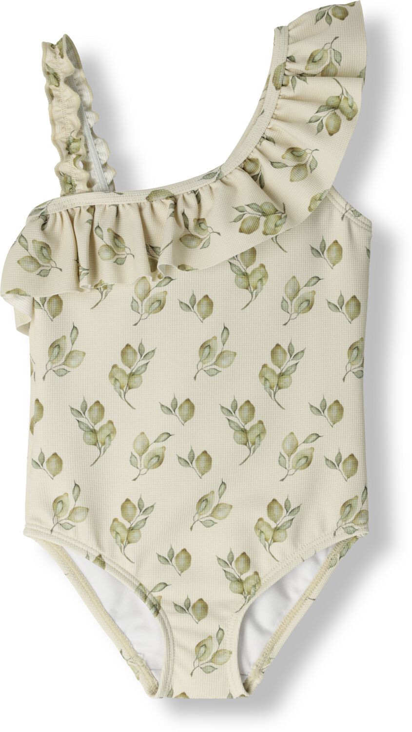 LIL' ATELIER Meisjes Zwemkleding Nmffloria Swimsuit Lil Beige