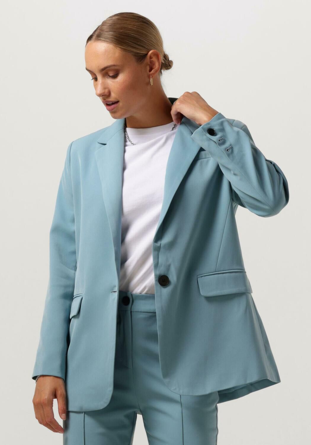 Lichtblauw blazer store