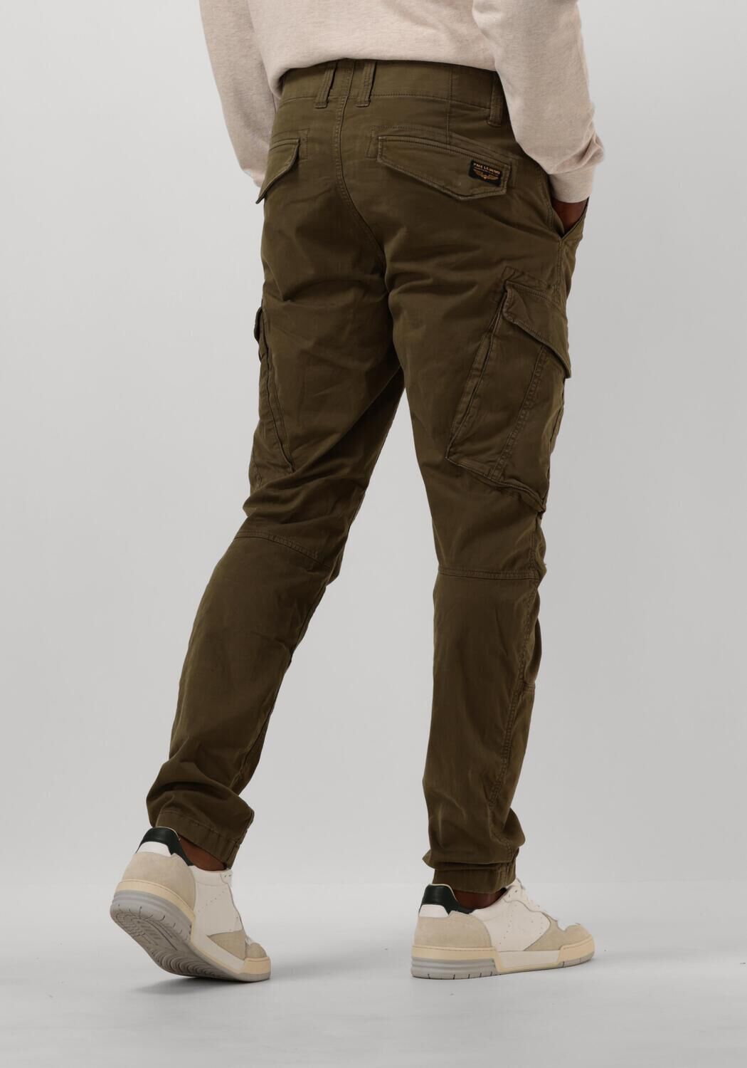 PME LEGEND Heren Broeken Nordrop Cargo Stretch Twill Groen