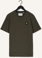 Groene LYLE & SCOTT T-shirt TIPPED T-SHIRT Groene LYLE & SCOTT T-shirt TIPPED T-SHIRT - medium
