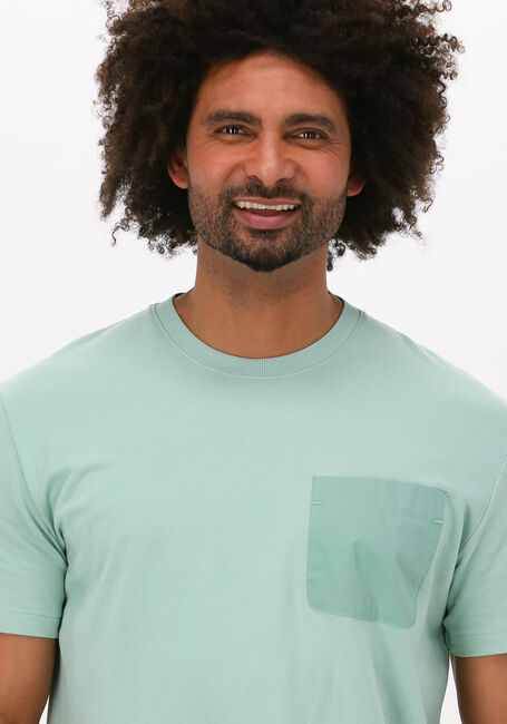 Groene SELECTED MEN T-shirt SLHRELAXARVID SS O-NECK - large