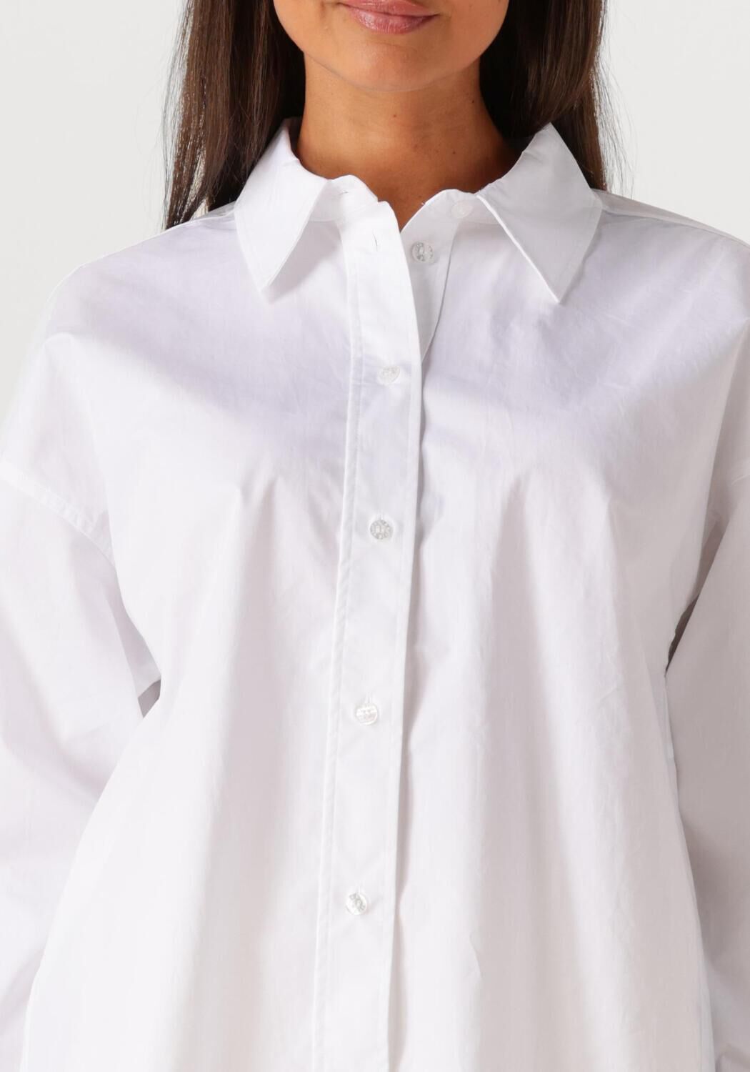 HAUTE L'AMITIÉ Dames Blouses Twist Bow Shirt Wit