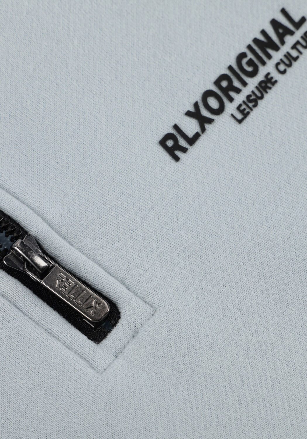 Lichtblauwe RELLIX Sweater SWEATER RELLIX ZIP - large