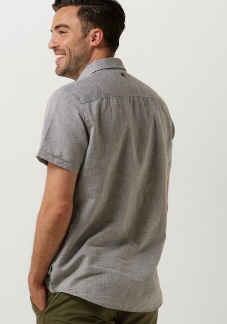 Groene PME LEGEND Casual overhemd SHORT SLEEVE SHIRT CTN LINEN 2TONEN OWEN - large