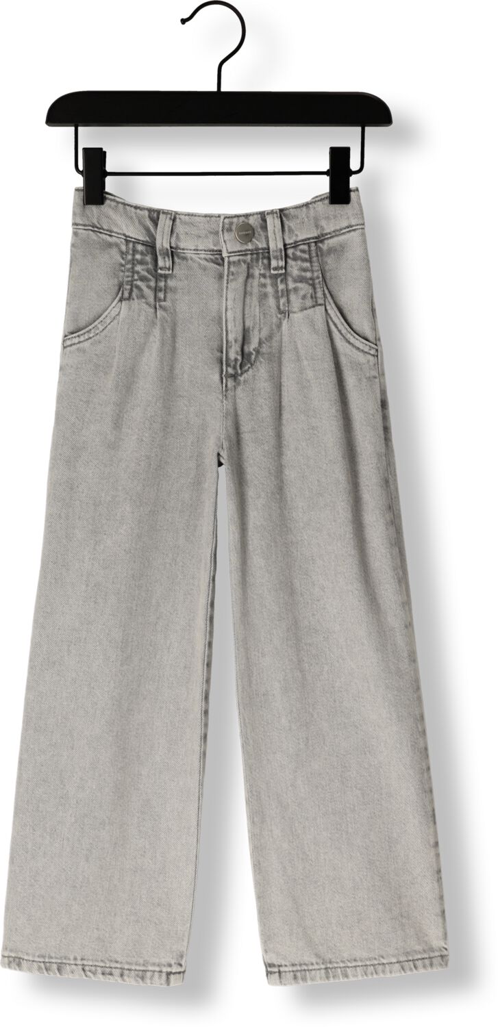 HOMAGE Meisjes Jeans Pleated Jeans Lichtgrijs
