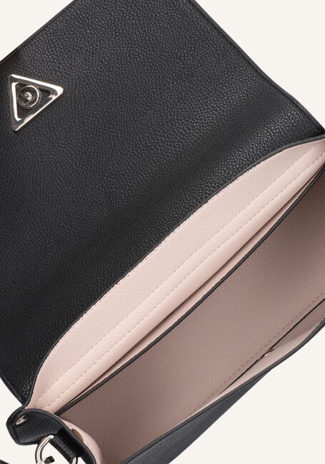 Zwarte GUESS Schoudertas MERIDIAN FLAP CROSSBODY Zwarte GUESS Schoudertas MERIDIAN FLAP CROSSBODY - large