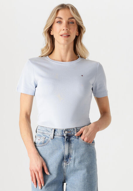 Lichtblauwe TOMMY HILFIGER T-shirt SLIM CODY C-NK SS - large