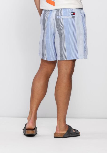Blauwe TOMMY JEANS Korte broek TJM TEXTURED STRIPE SHORT EXT - large