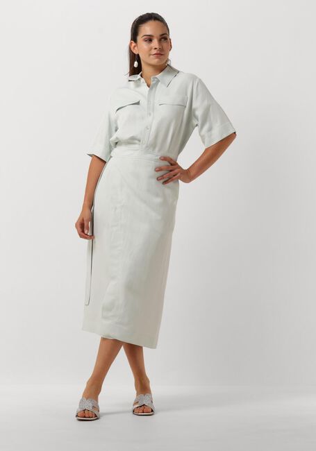 Blauwe VANILIA Midi jurk THE LAUREN - large