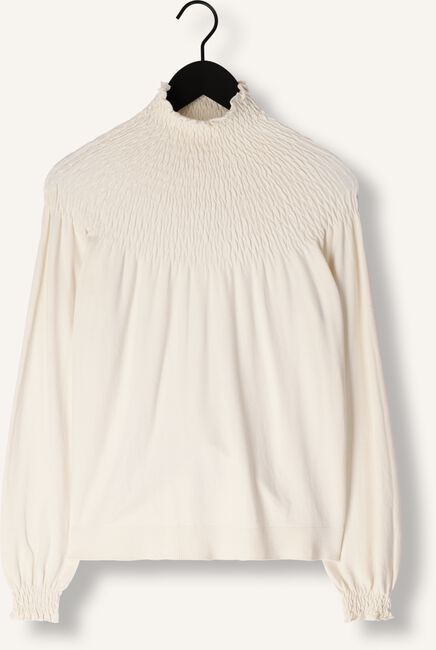 Witte SUMMUM Tops & T-shirts SMOCKED SWEATER BASIC KNIT Witte SUMMUM Tops & T-shirts SMOCKED SWEATER BASIC KNIT - large