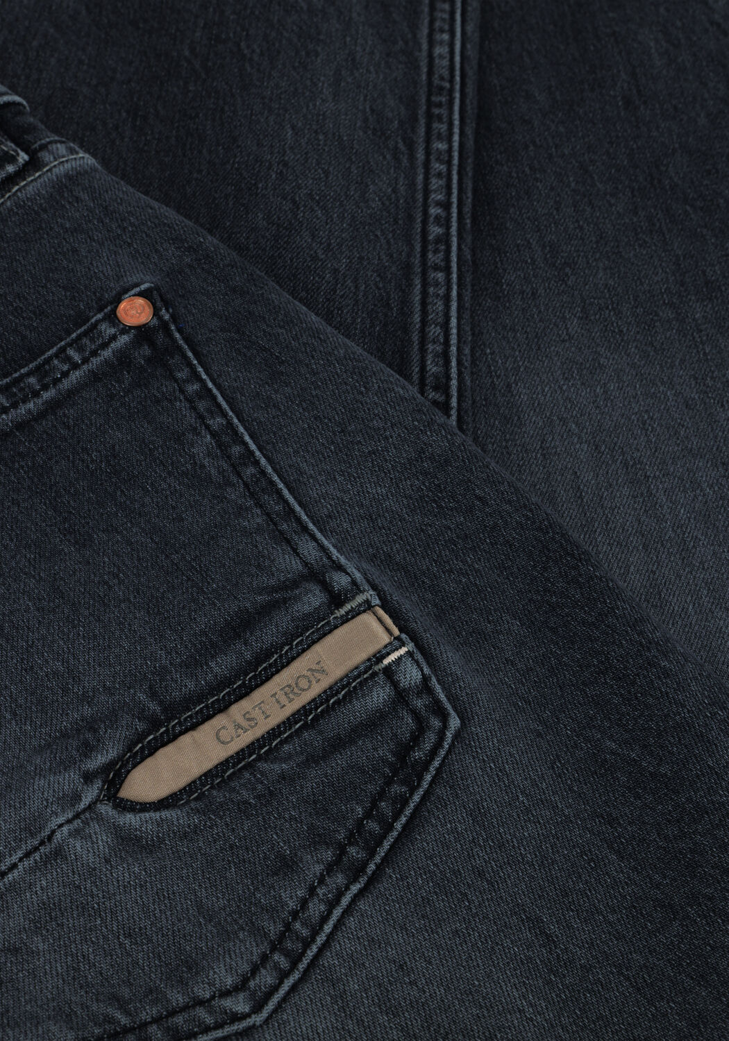 Donkerblauwe CAST IRON Slim fit jeans SHIFTBACK - large