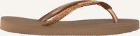 Gouden HAVAIANAS Teenslippers KIDS SLIM SHINY - medium