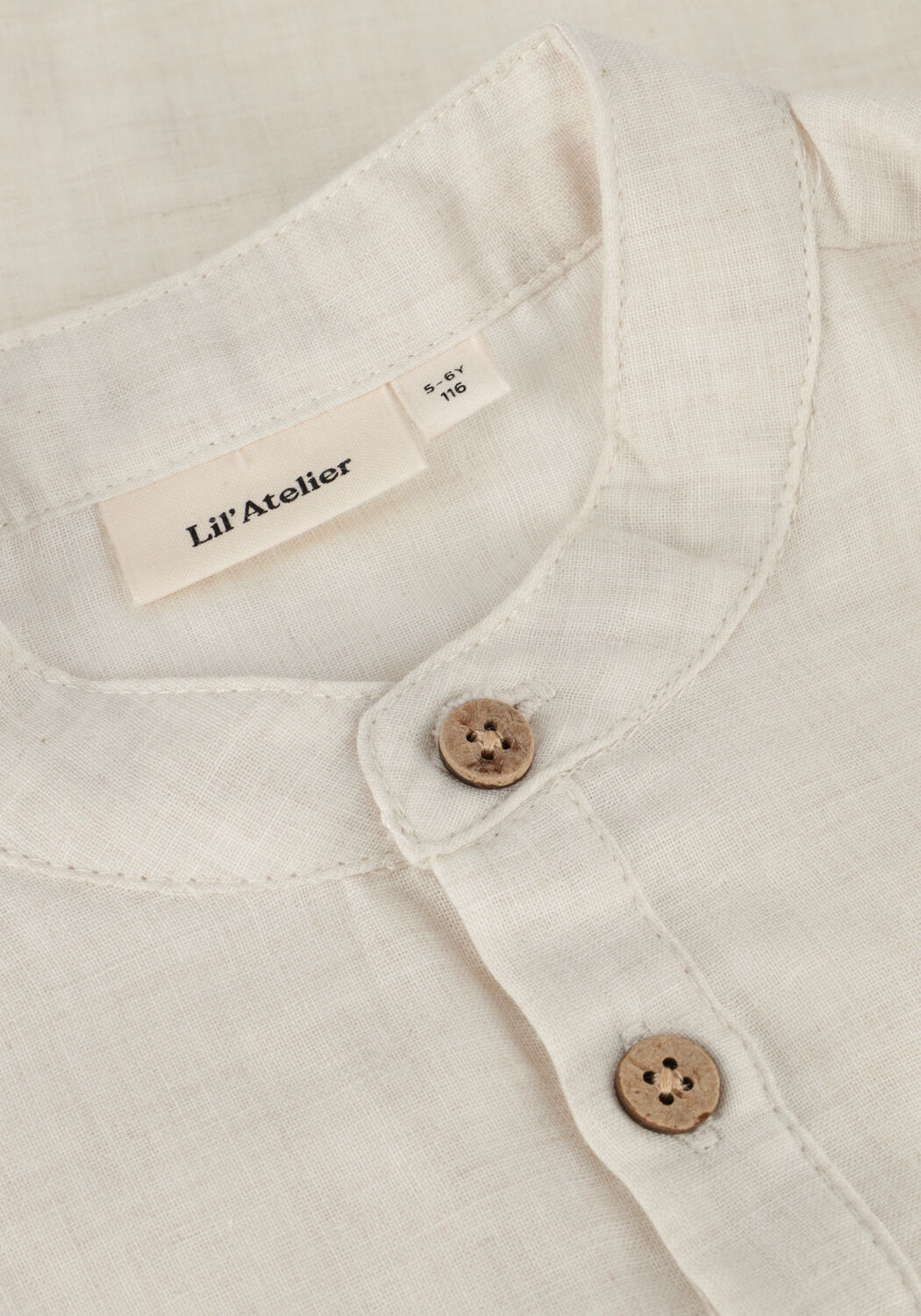 Beige LIL' ATELIER Overhemd NMMTAROU LS SHIRT LIL - large