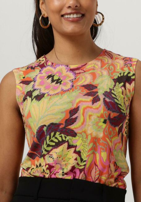 Oranje VANILIA Top TROPIC SLEEVELESS - large