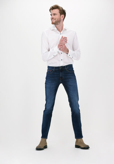 Donkerblauwe TOMMY JEANS Slim fit jeans SCANTON SLIM ASDBS - large