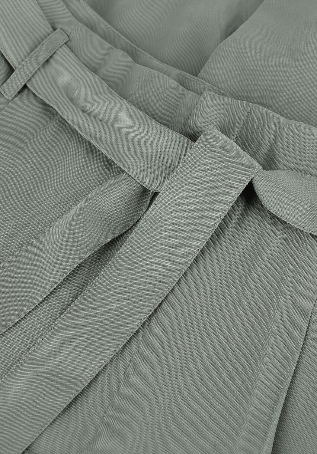 Groene MY ESSENTIAL WARDROBE Wijde broek LOUISA VALA HIGH PANT - large