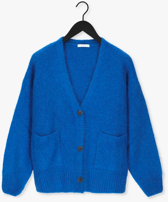 Blauwe BY-BAR Vest MOON CARDIGAN - large
