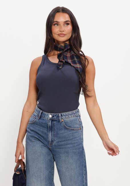 Donkerblauwe MSCH COPENHAGEN Tanktops MSCHKICKIE RASMIA TOP - large