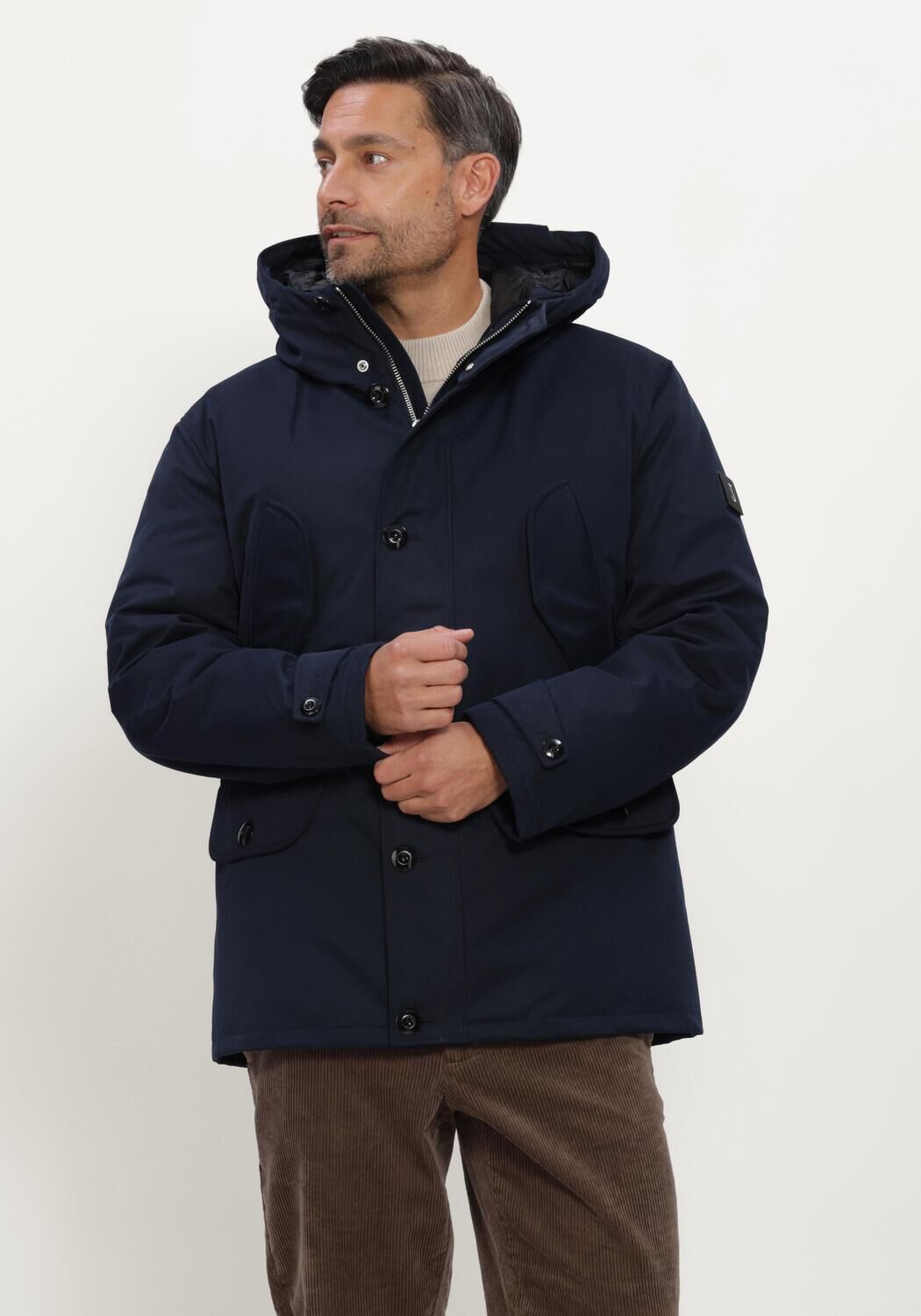 Donkerblauwe BUTCHER OF BLUE Winterjassen KNOX JACKET - large