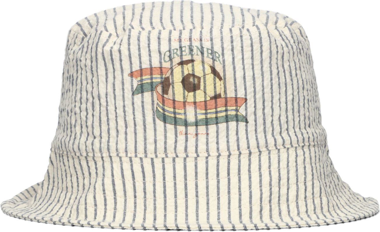 KONGES SLOJD Jongens Hoeden Elliot Bucket Hat Gots Wit-18