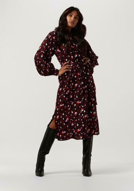 Rode POM AMSTERDAM Maxi jurk DRESS 7056 - large
