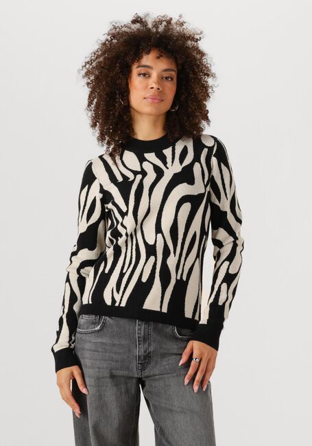 Multi OBJECT Trui OBJRAY L/S KNIT PULLOVER AOP - large