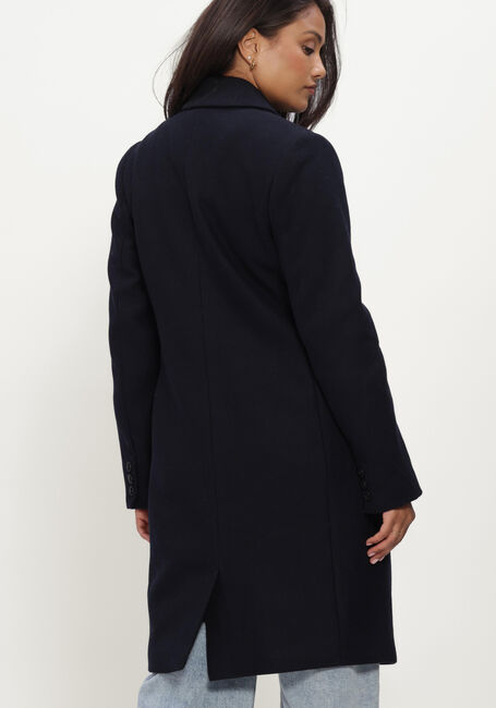 Donkerblauwe MODSTR&Ouml;M Mantel PAMELA COAT - large