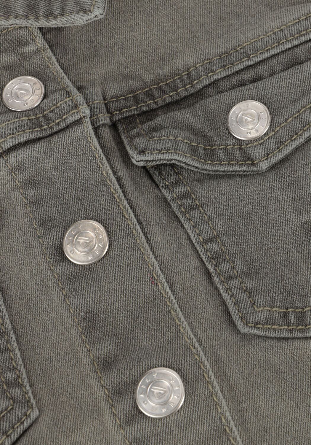 Lichtgrijze DAILY7 Gilet DENIM GILET - large