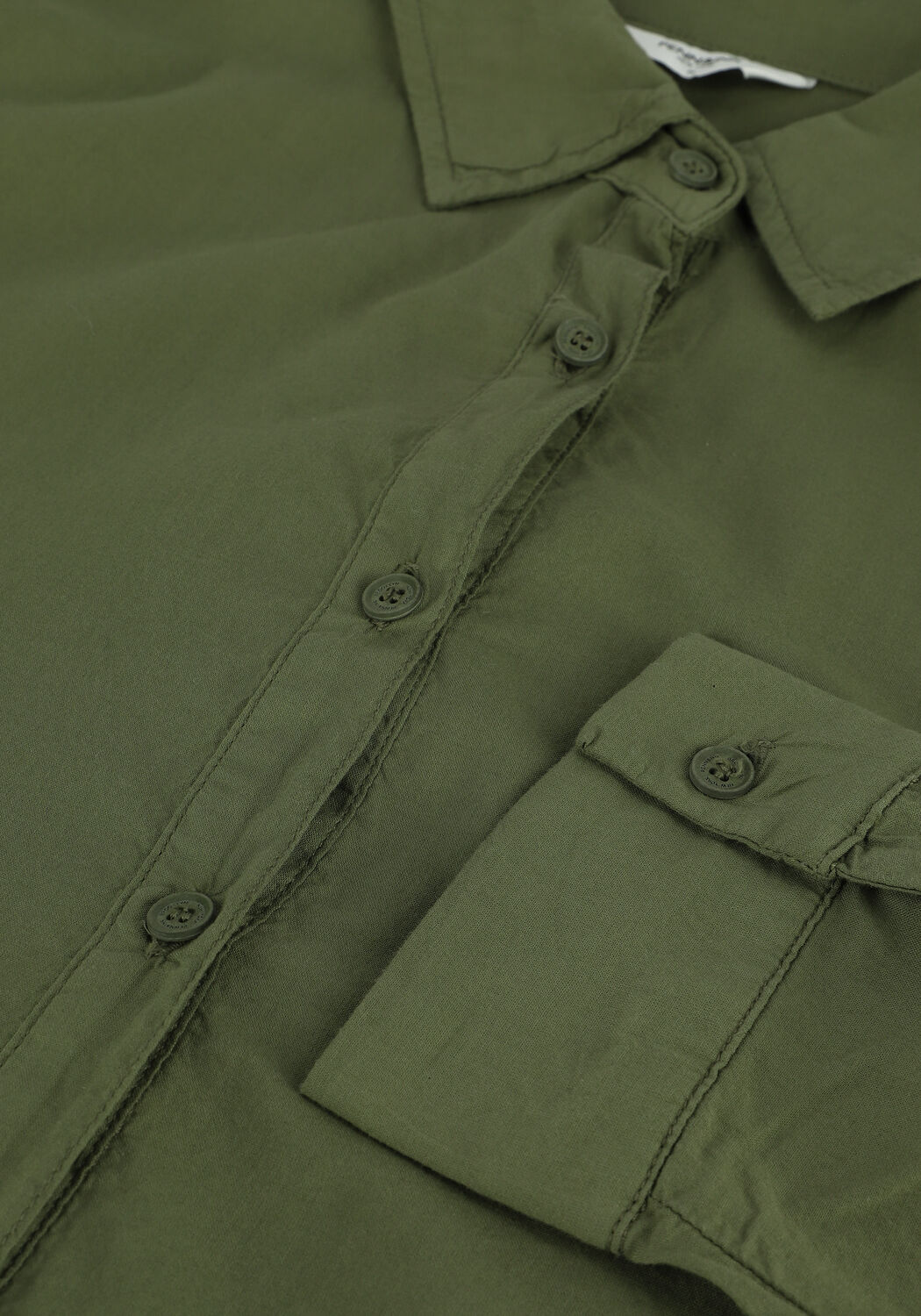 Khaki PENN & INK Midi jurk S22W455LTDT735 - large