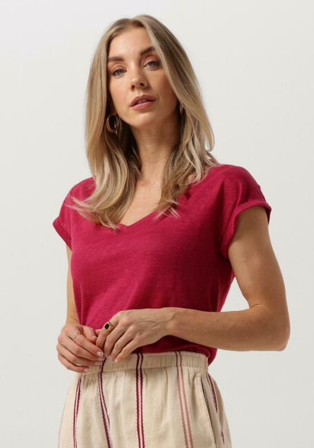 Fuchsia BY-BAR Top MOMI LINEN TOP - large