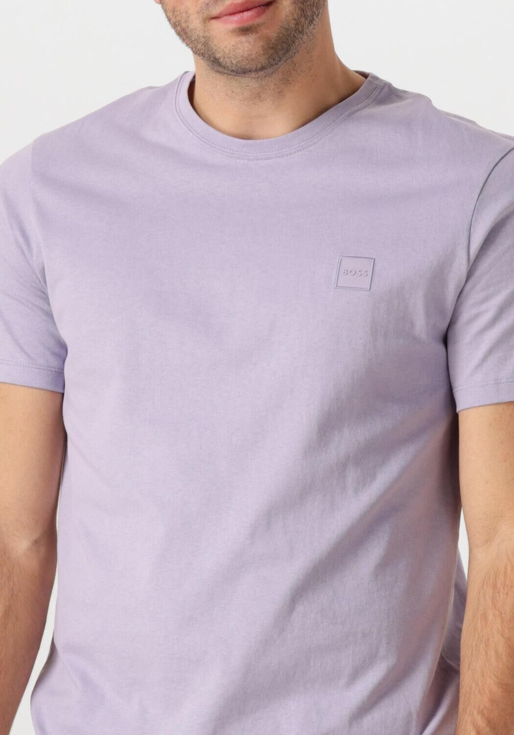 BOSS ORANGE Heren Polo's & T-shirts Tales Lila