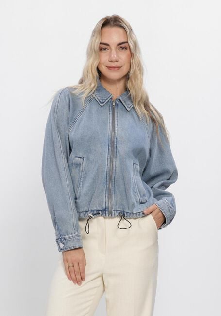 Blauwe SECOND FEMALE Spijkerjas RIO DENIM JACKET - large