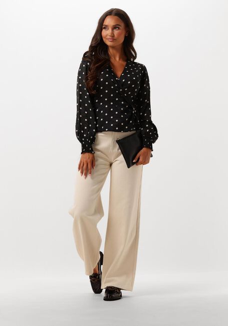 Zwarte NEO NOIR Blouses MERRY RETRO DOT BLOUSE - large