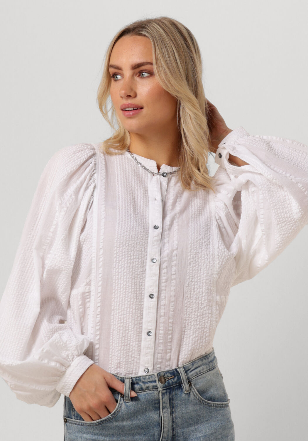 CIRCLE OF TRUST Dames Blouses Loren Blouse Ecru