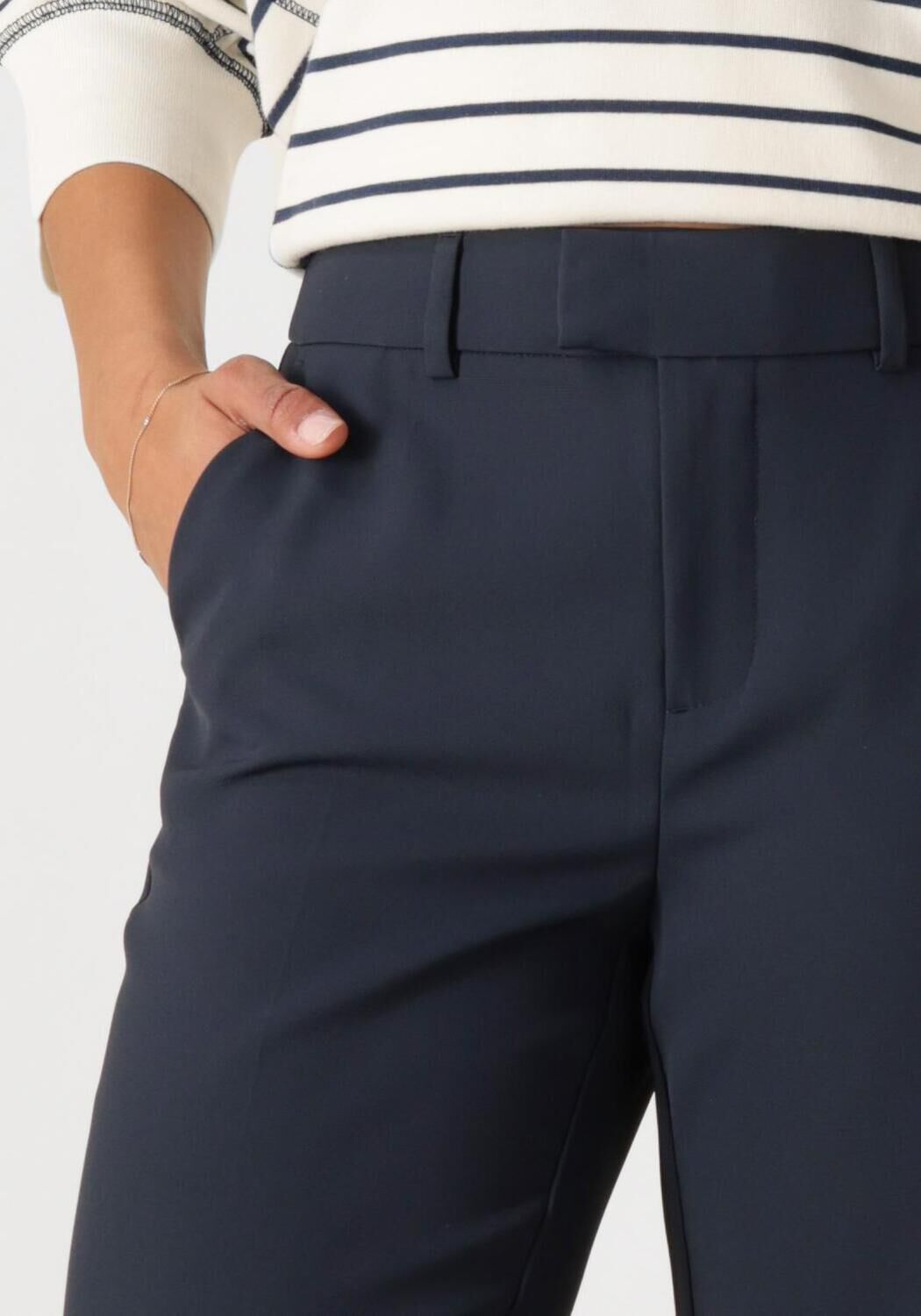MOS MOSH Dames Broeken Myla Miley Pant Donkerblauw