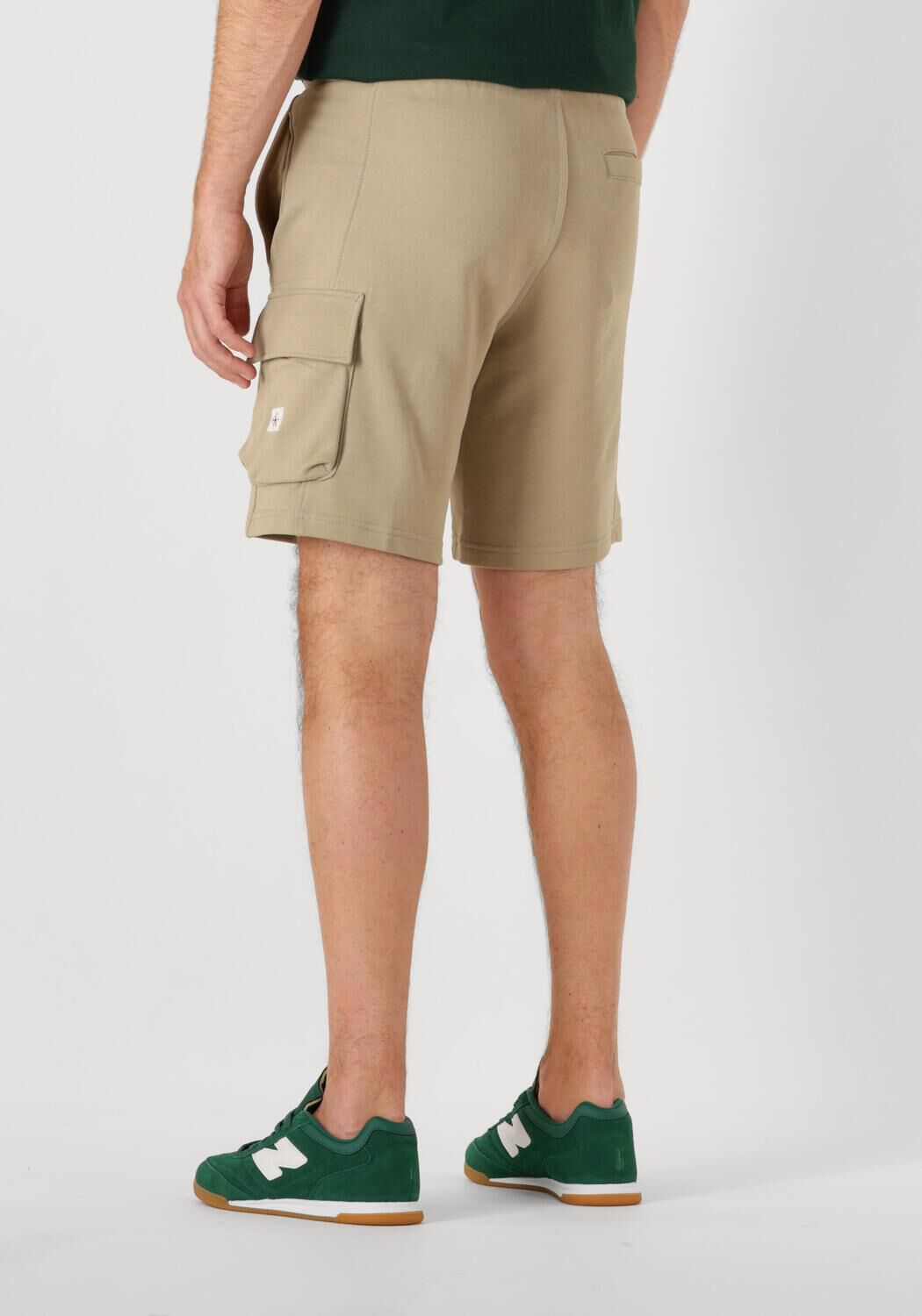 CALVIN KLEIN Heren Broeken Wovel Label Short Groen