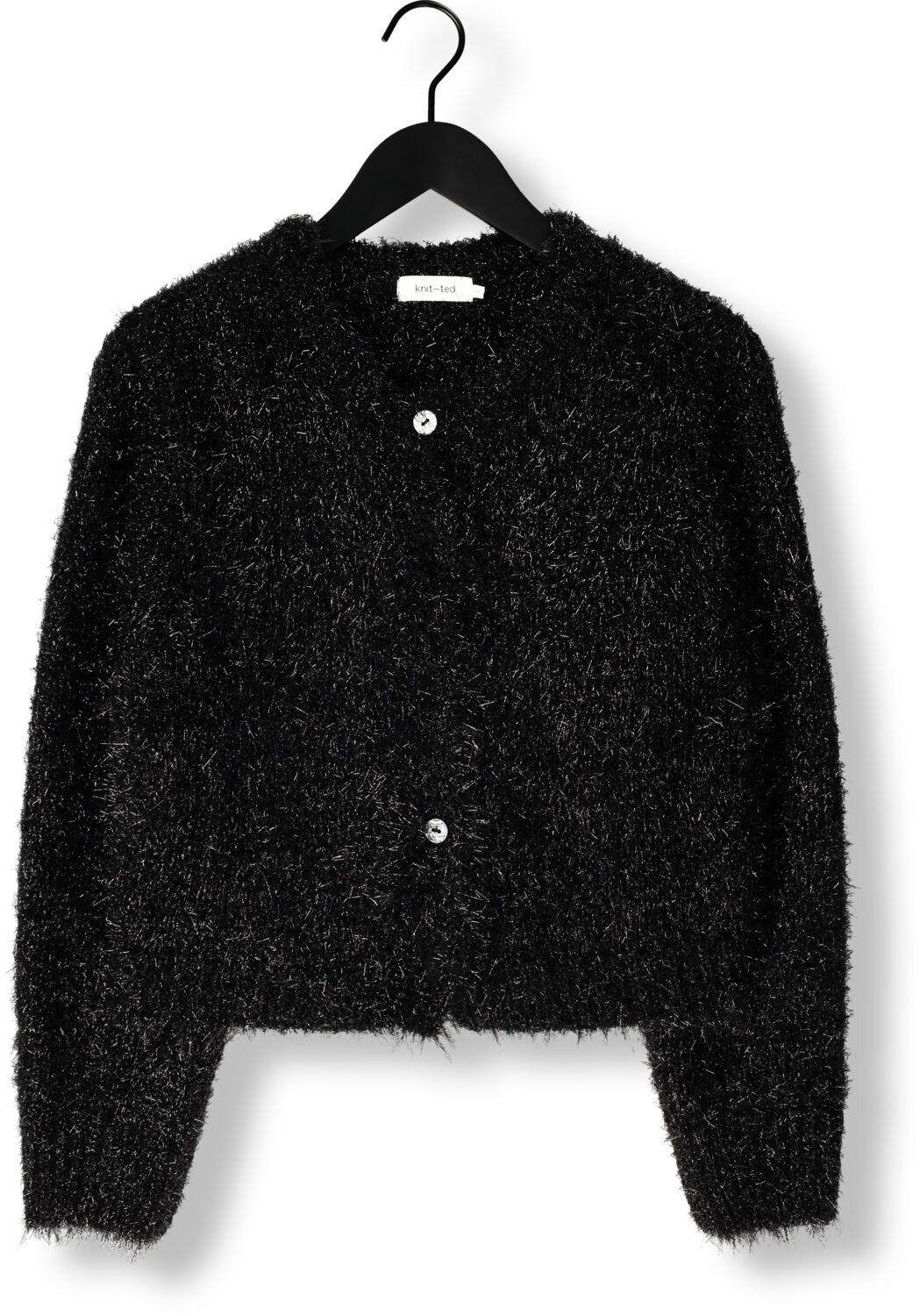 KNIT-TED Dames Truien & Vesten Lynn Cardigan Zwart
